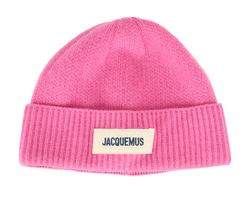 Jacquemus Beanie, Wool, Pink, 043, OS, 3*